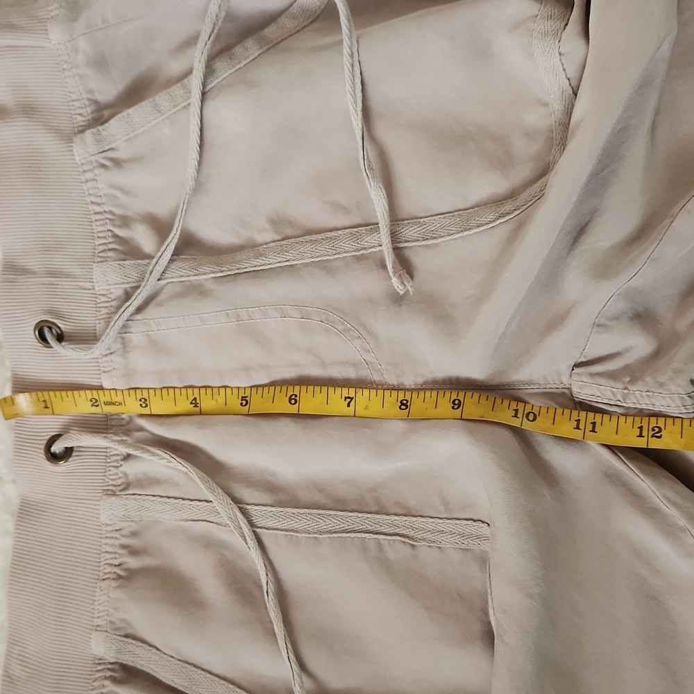 XCVI Lysander Knaki Beige Pull-On Cargo Crop Pants Sz XS - Picture 11 of 12